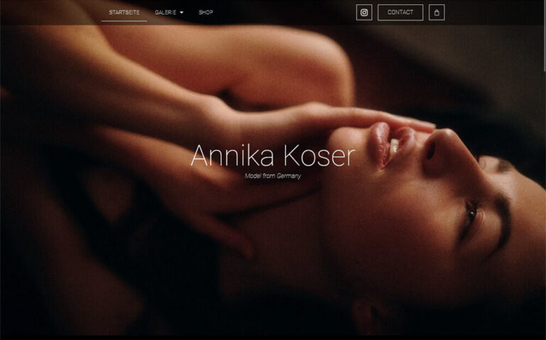 Annika Koser - Model from Germany | WooCommerce | WordPress